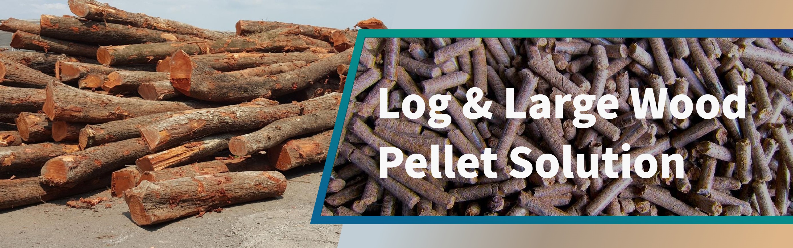 Log Large Wood Pellet Solution